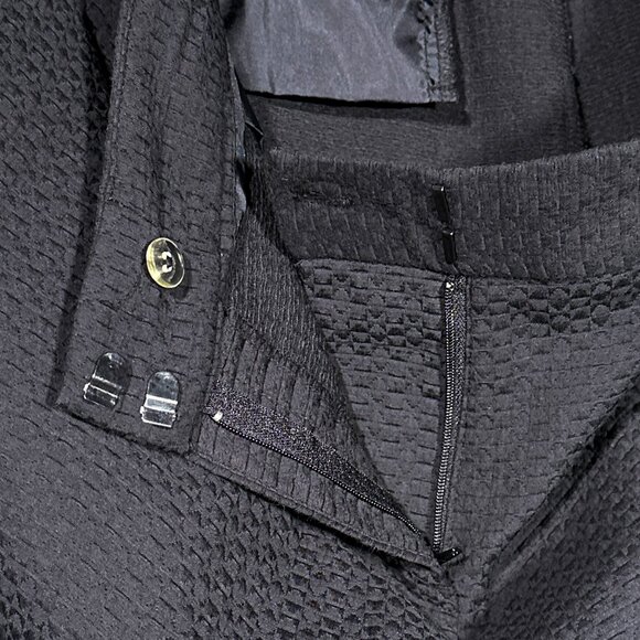 Liz Claiborne‎ Black Capris Pants Texture Size 14 - Picture 7 of 16
